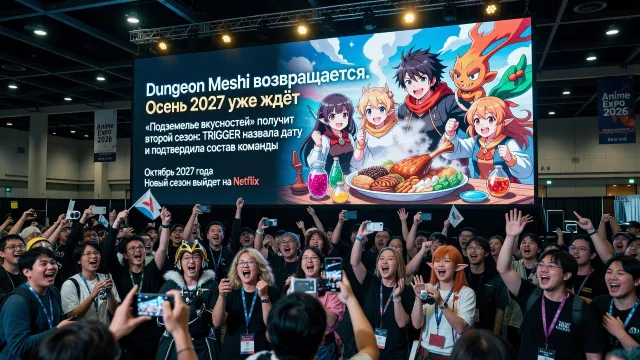 Dungeon Meshi возвращается. Осень 2027 уже ждёт